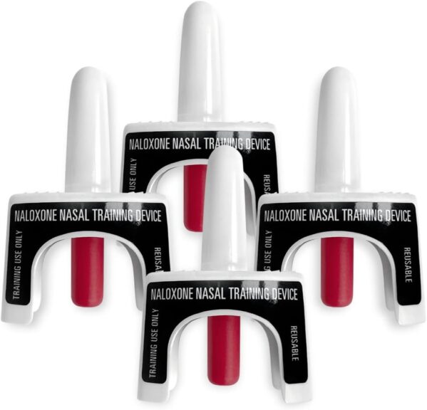 Demo Training Devices for Instructional Use in Nasal Naloxone Administration. Ideal for Hands-On Practice and Demonstration – Pack of 4