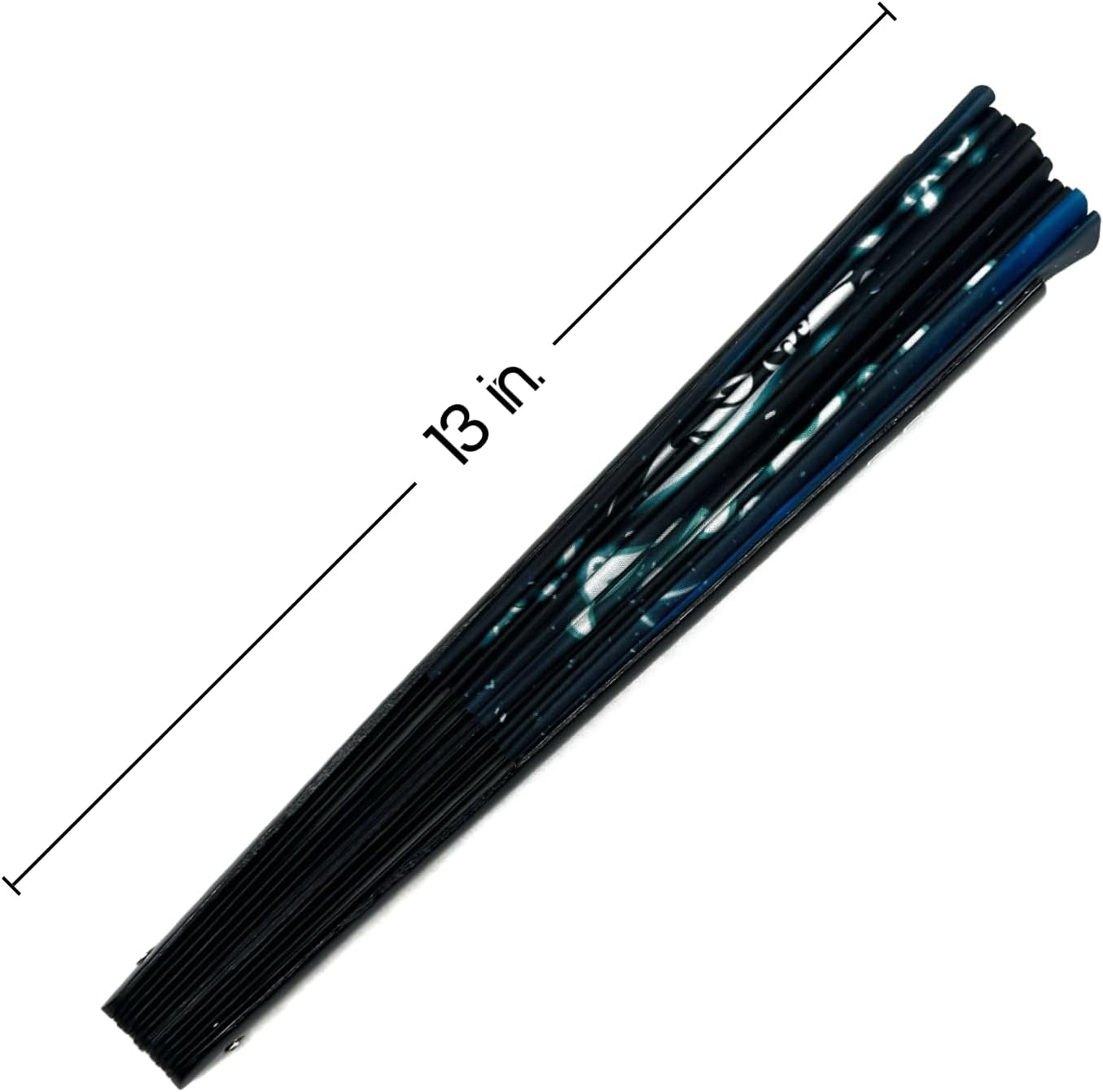 DeFlare | Cosmic Zodiac Rave Fan | Zodiac Sign Hand Fan | Astrology Rave Fan | Hand Fan | Large Rave Fan | Large Clacking Fan - Image 3