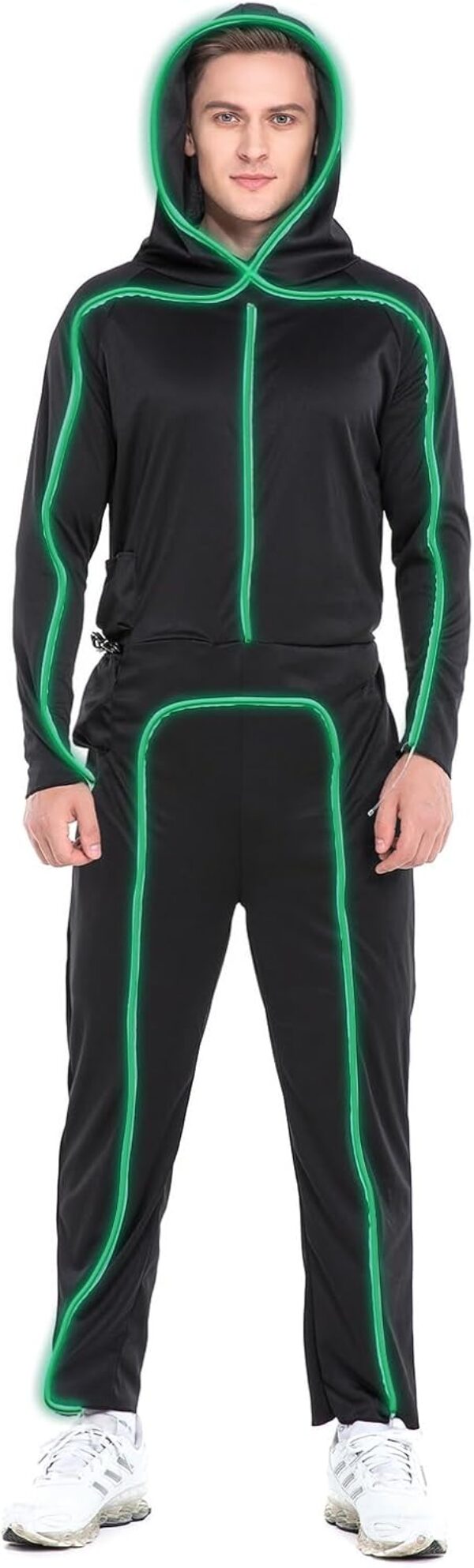 HSCTEK Light-up Adult Stick Figure Costume