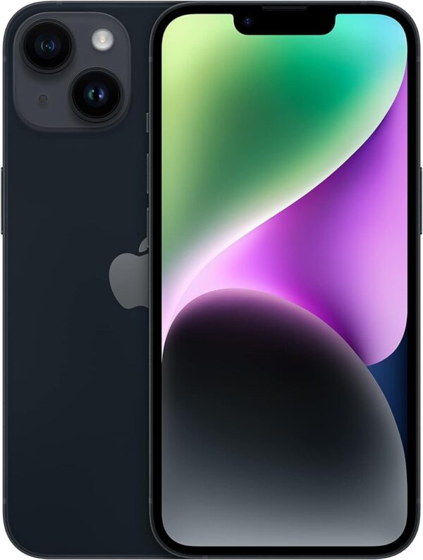 Apple iPhone 14, 128GB, Midnight – Unlocked (Renewed)