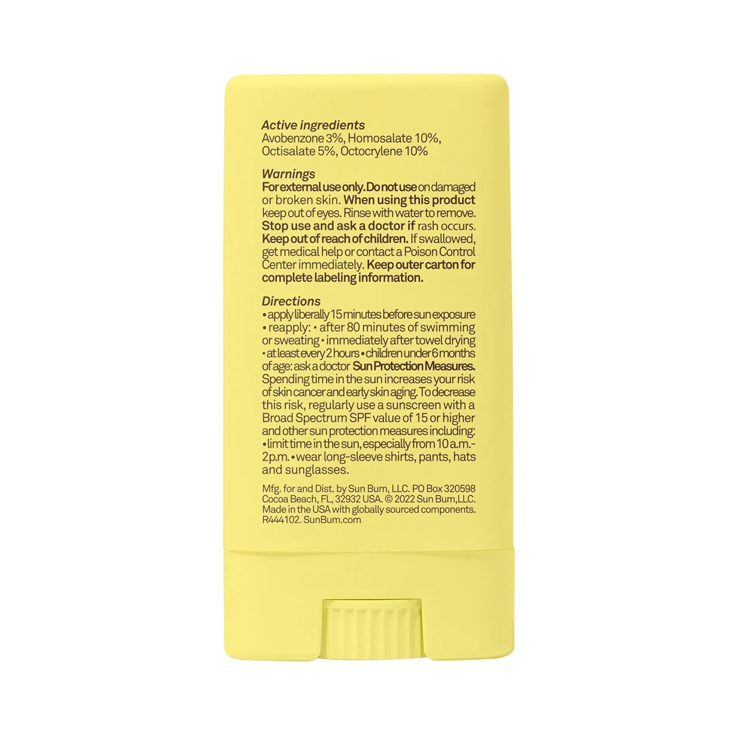 Sun Bum Kids SPF 50 Clear Face Stick Sunscreen - Wet or Dry Skin Application Broad Spectrum Sunscreen with Vitamin E - Hawaii 104 Act Compliant (Without Octinoxate & Oxybenzone) - Travel Size 0.53 oz - Image 2