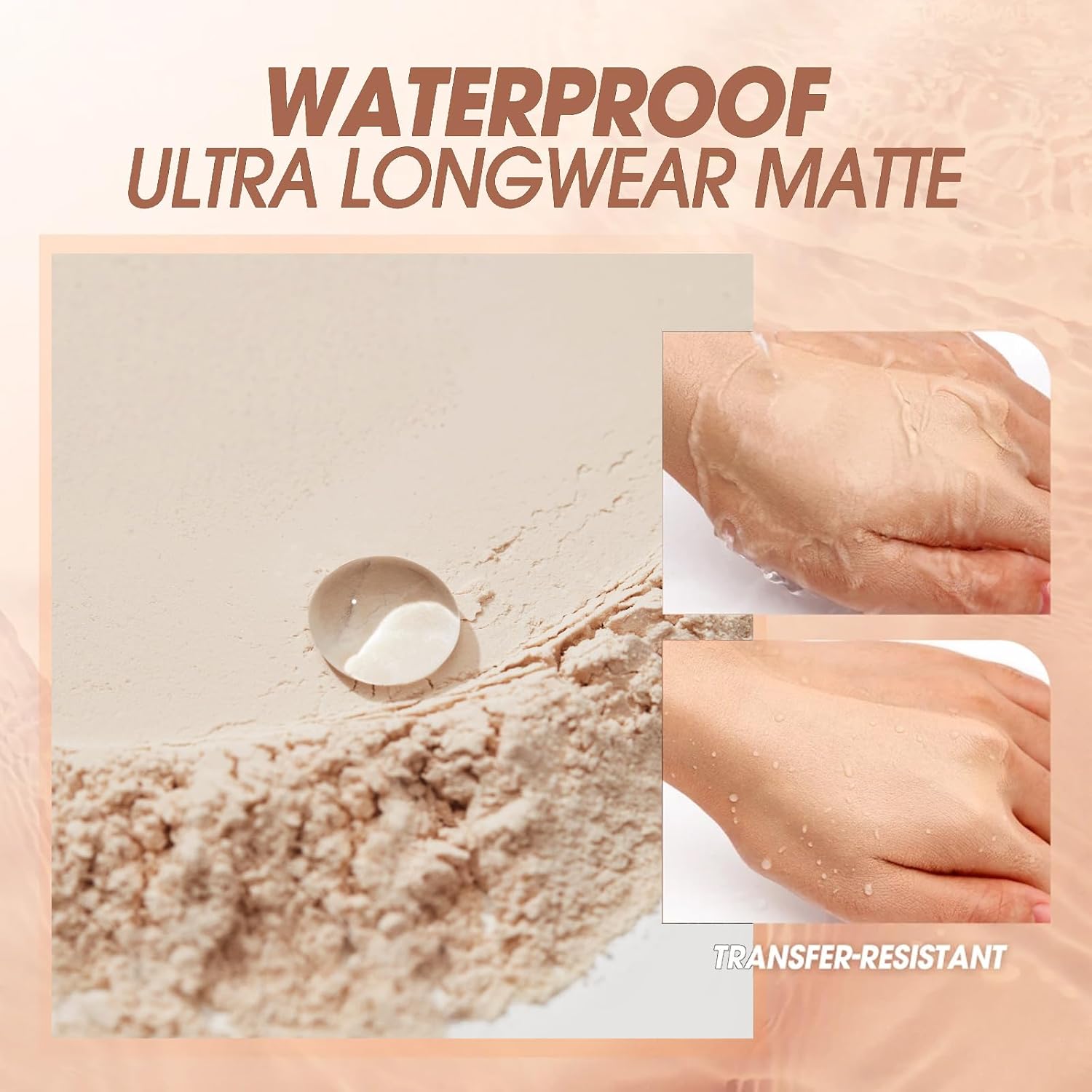 Oil Control Face Pressed Powder,Matte Smooth Flawless Setting Powder Makeup,Waterproof Long Lasting Finishing Powder,Cruelty Free Lightweight Face Cosmetics,0.35Oz (#2-NATURAL BEIGE) - Image 5