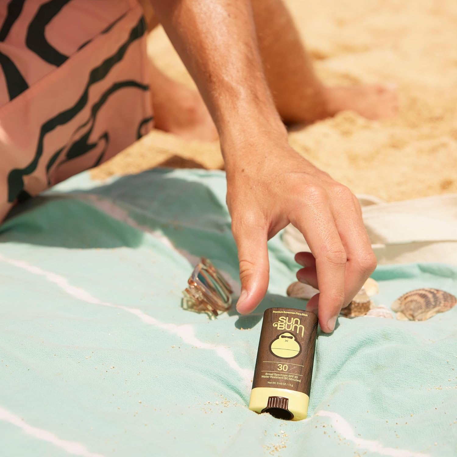 Sun Bum Original SPF 30 Sunscreen Face Stick | Vegan and Hawaii 104 Reef Act Compliant (Octinoxate & Oxybenzone Free) Broad Spectrum Moisturizing UVA/UVB Sunscreen with Vitamin E | .45 oz - Image 3