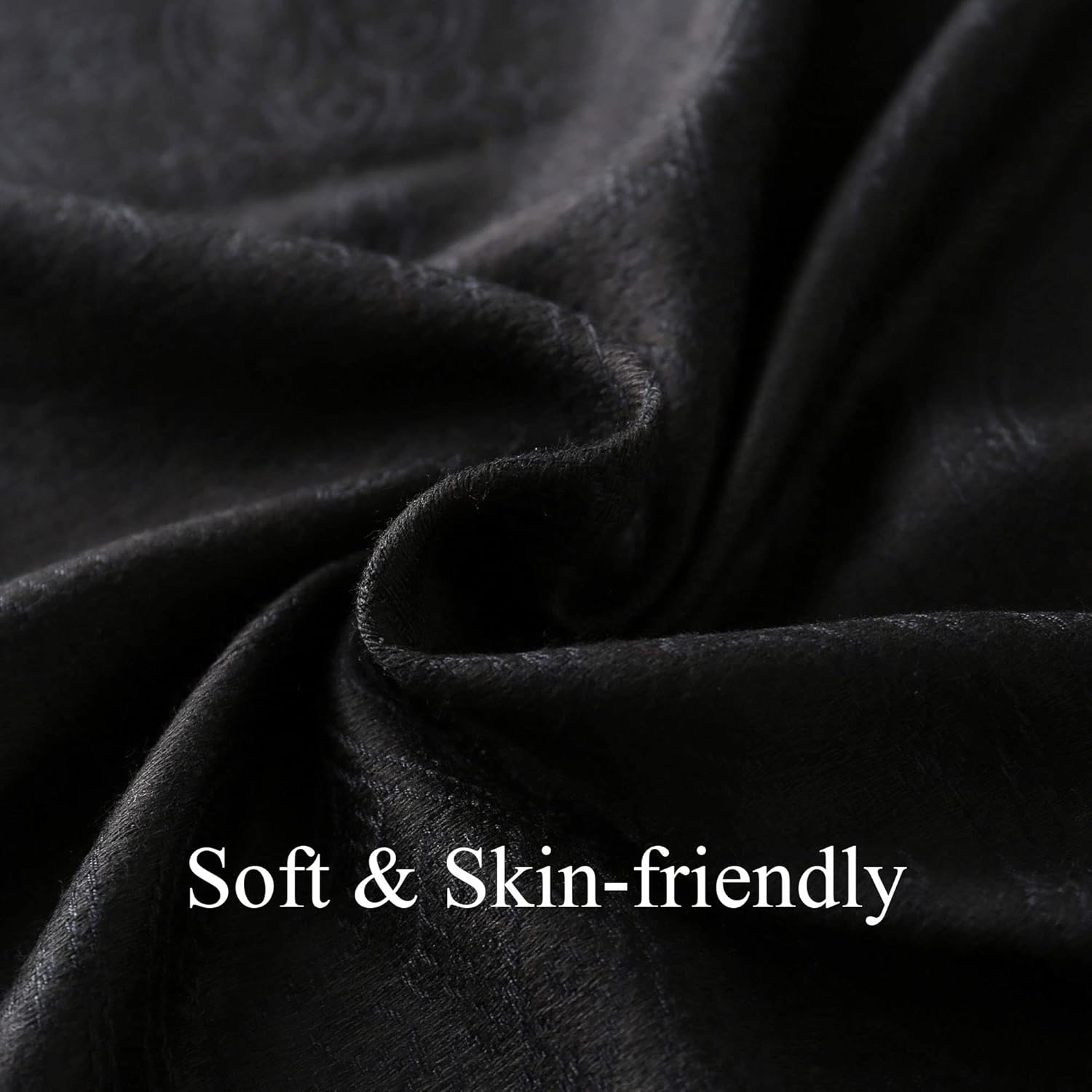 Ciormis Two Tone Silky Paisley Pashmina Shawl Scarf,Soft Women's Rave Jacquard Pashminas Wrap Scarves - Image 3