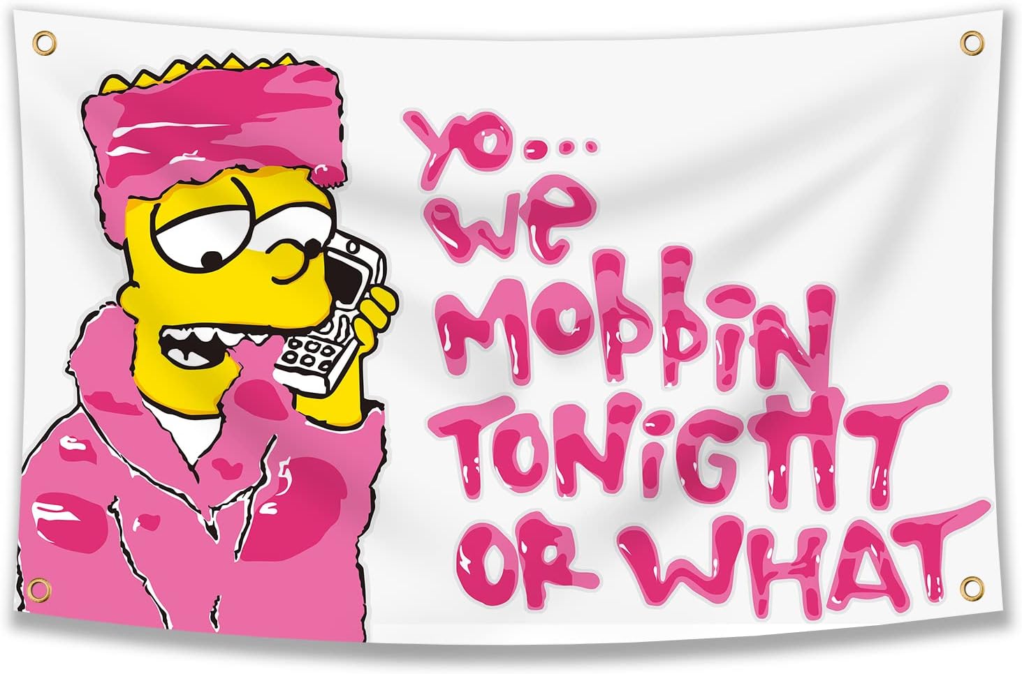We Mobbin Tonight Or What 3x5 Ft Flag, events, festivals..