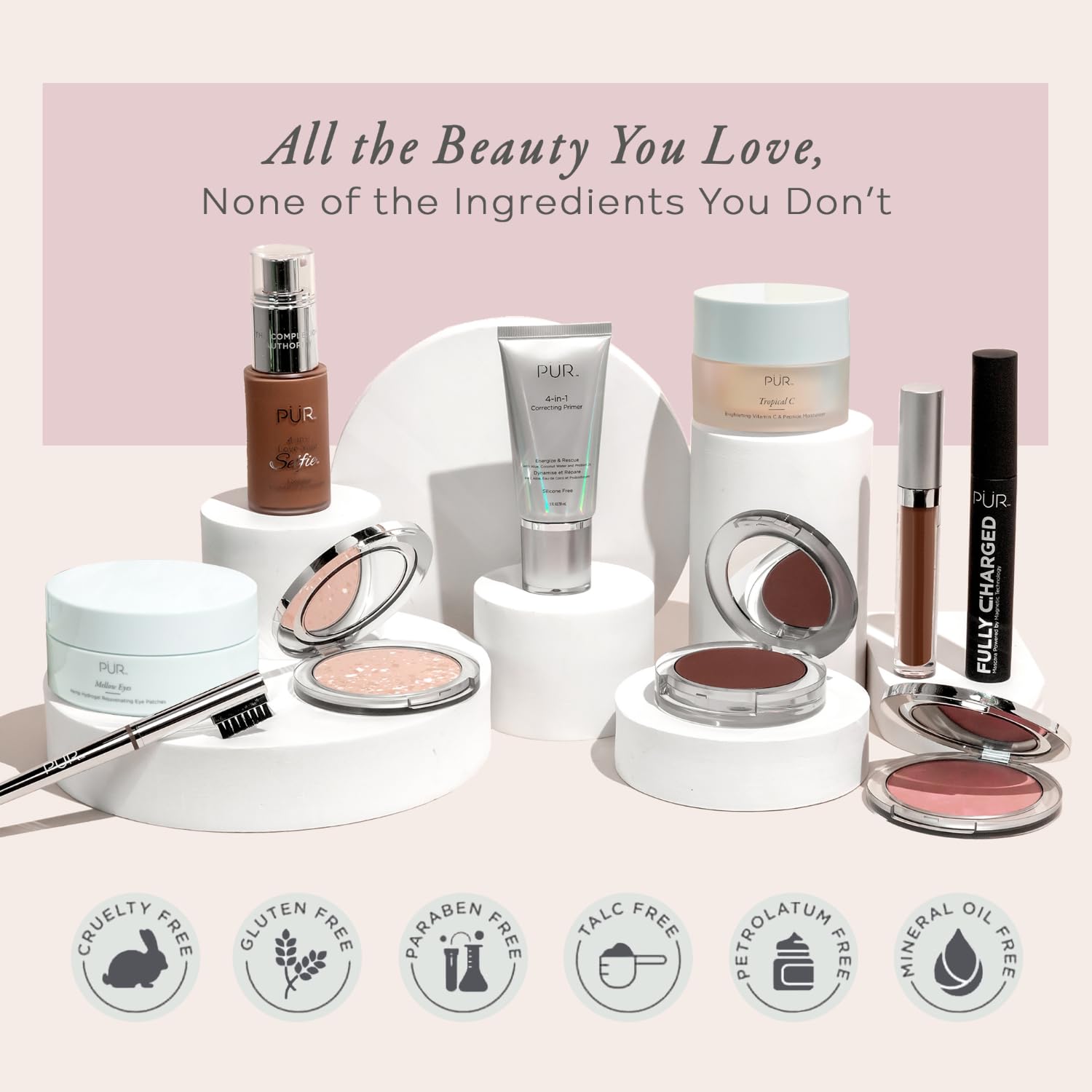 PÜR Beauty 4-in-1 Pressed Mineral Makeup SPF 15 Powder Foundation with Concealer & Finishing Powder- Medium to Full Coverage Foundation- Mineral-Based Powder- Cruelty-Free & Vegan Friendly - Image 6