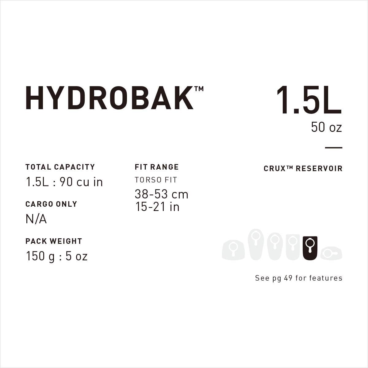 CamelBak Hydrobak Hydration Pack 50oz - Image 7