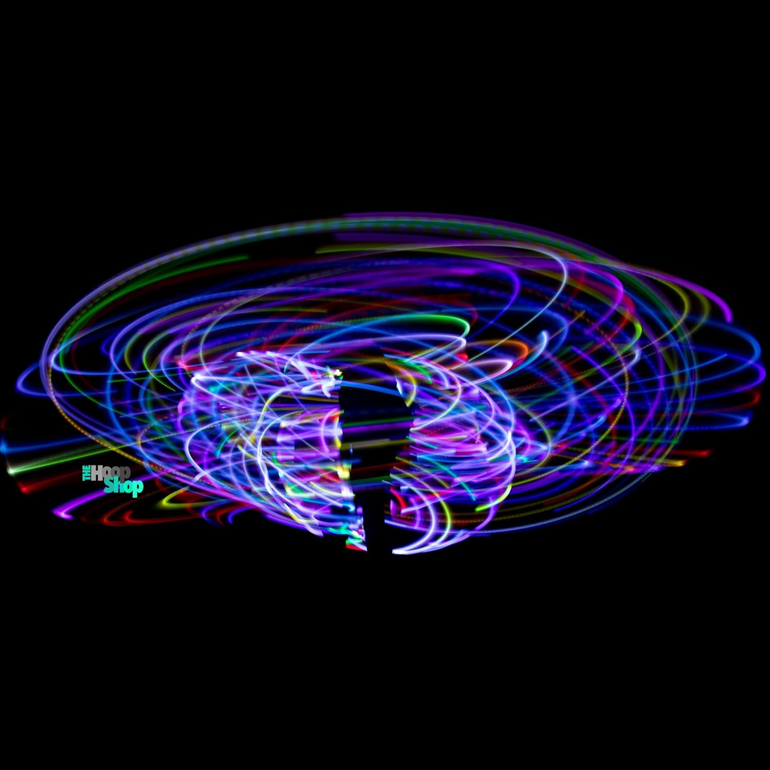 Light Up LED Hula Hoop Designed and Hand Crafted in Michigan with Beautiful Auto Strobing Rainbow Lights - Image 4