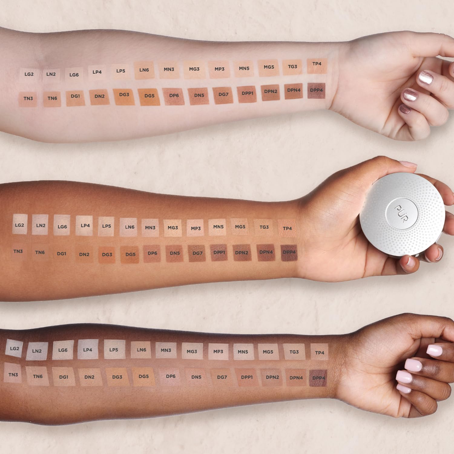 PÜR Beauty 4-in-1 Pressed Mineral Makeup SPF 15 Powder Foundation with Concealer & Finishing Powder- Medium to Full Coverage Foundation- Mineral-Based Powder- Cruelty-Free & Vegan Friendly - Image 5