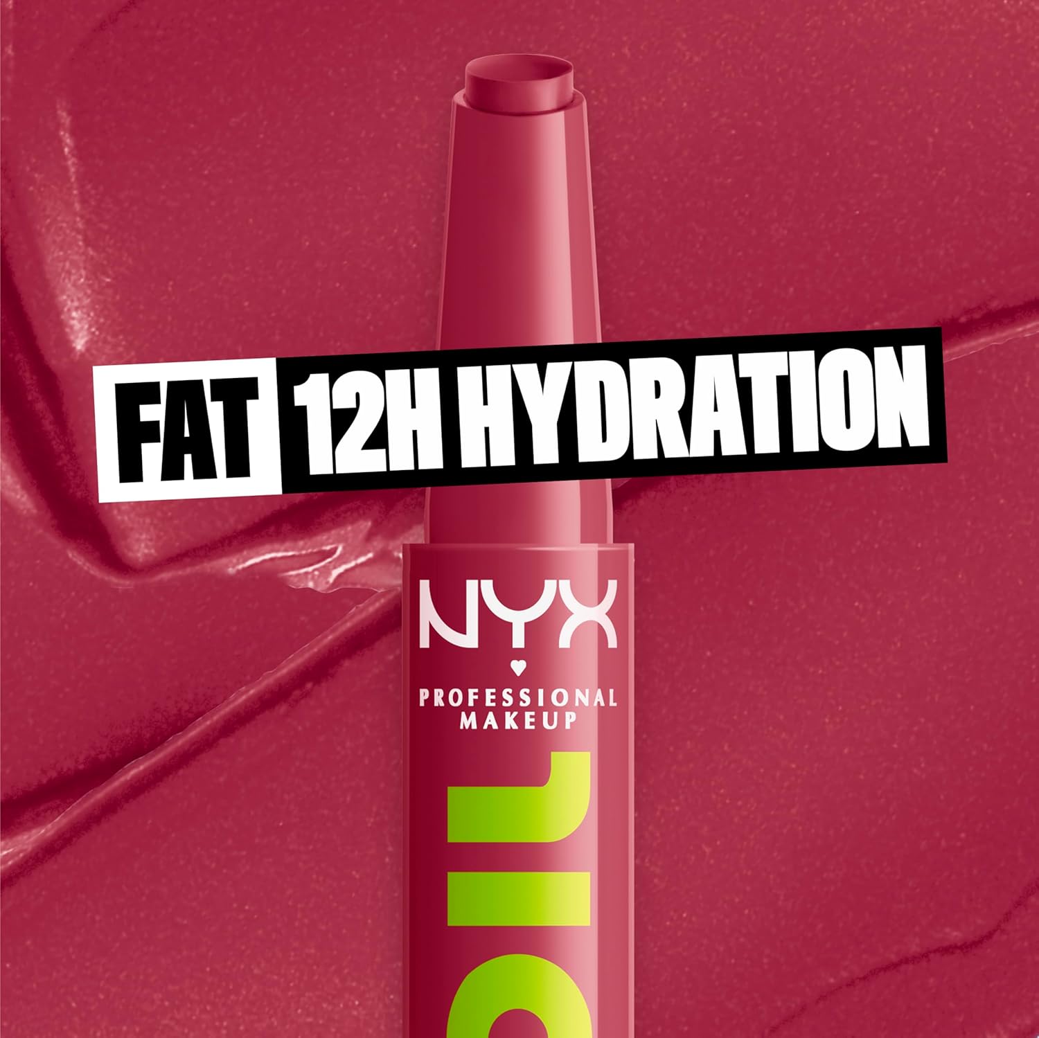 NYX PROFESSIONAL MAKEUP Fat Oil Slick Click, Lightweight, Buildable Pigmented Vegan Lip Balm - In The Drafts (Brown) - Image 5