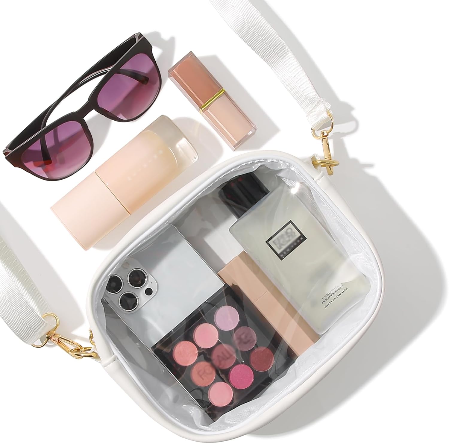 TOBVZOO Clear Bag Stadium Approved, Crossbody Transparent Bag for Concerts Sports Events, Purses for Men & Women - Image 3