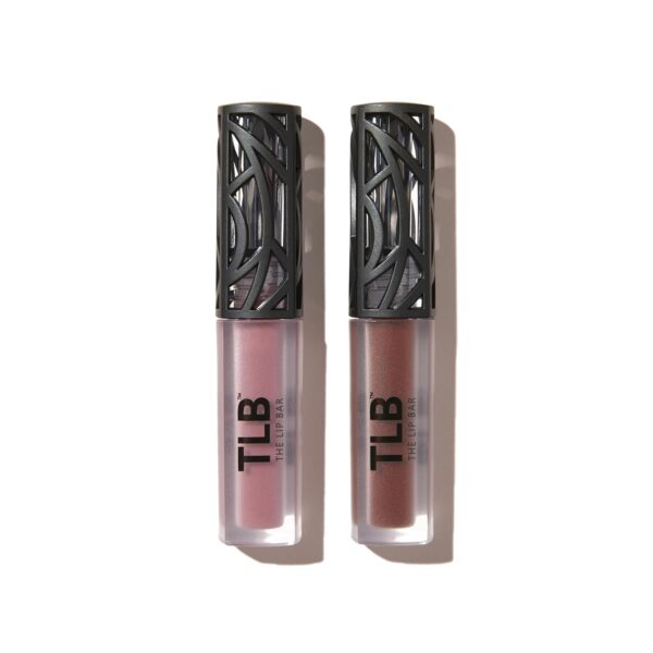 The Lip Bar – Nonstop Liquid Matte Lipstick 2-Pack, Curlfriend (Mauve Pink) + Savage (Chocolate Red-Brown) – High Pigment – One Swipe – Long Lasting – Jojoba Oil & Vitamin E – Vegan – .24 fl oz