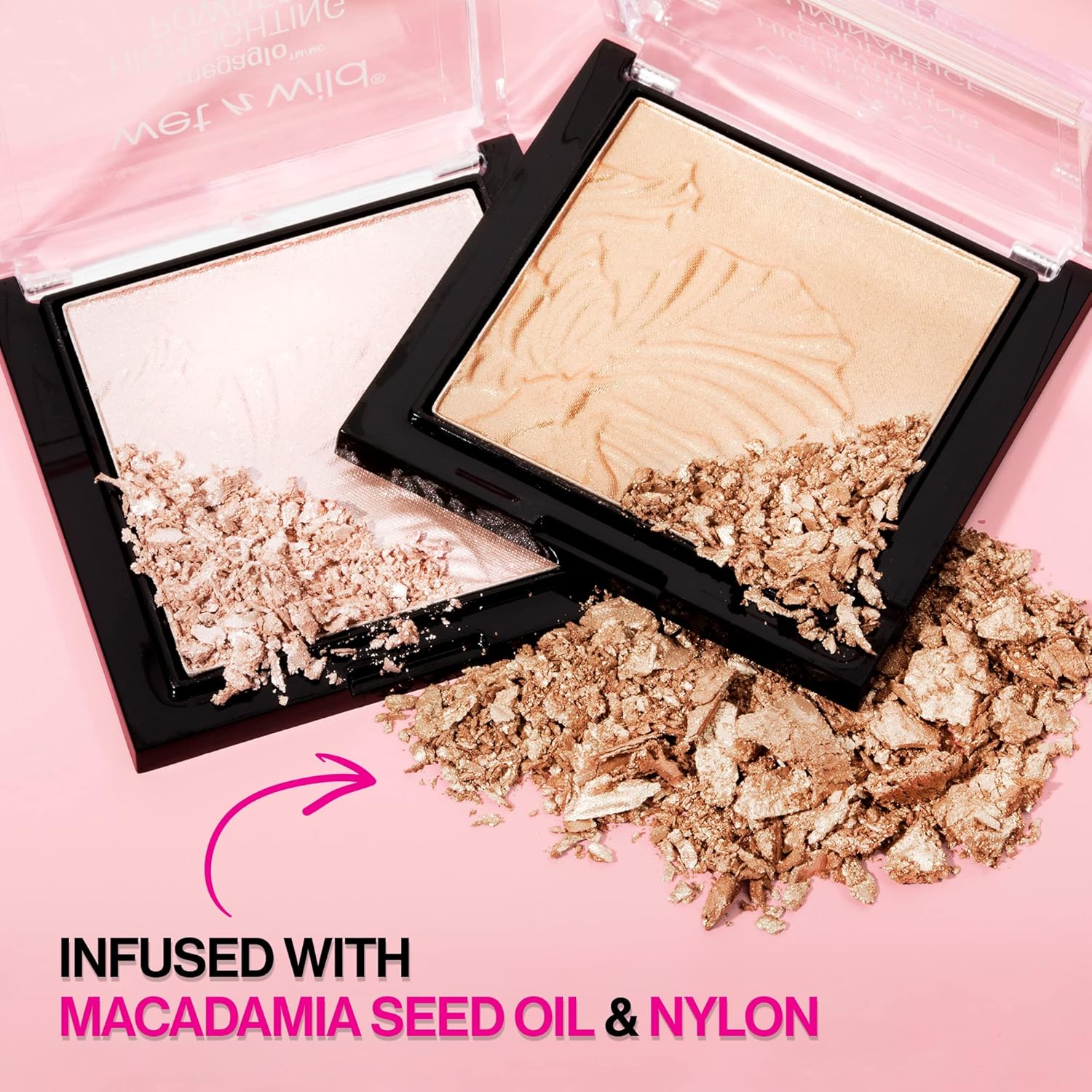 wet n wild MegaGlo Highlighting Powder Warm Gold Golden Flower Crown - Image 3