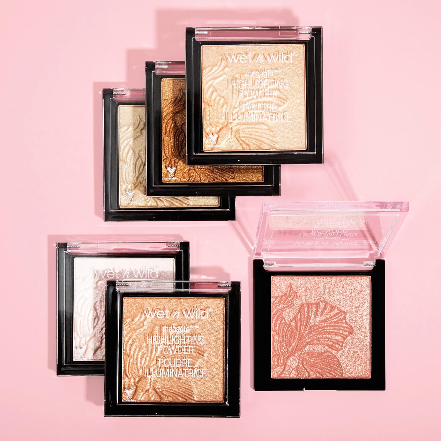 wet n wild MegaGlo Highlighting Powder Warm Gold Golden Flower Crown - Image 7
