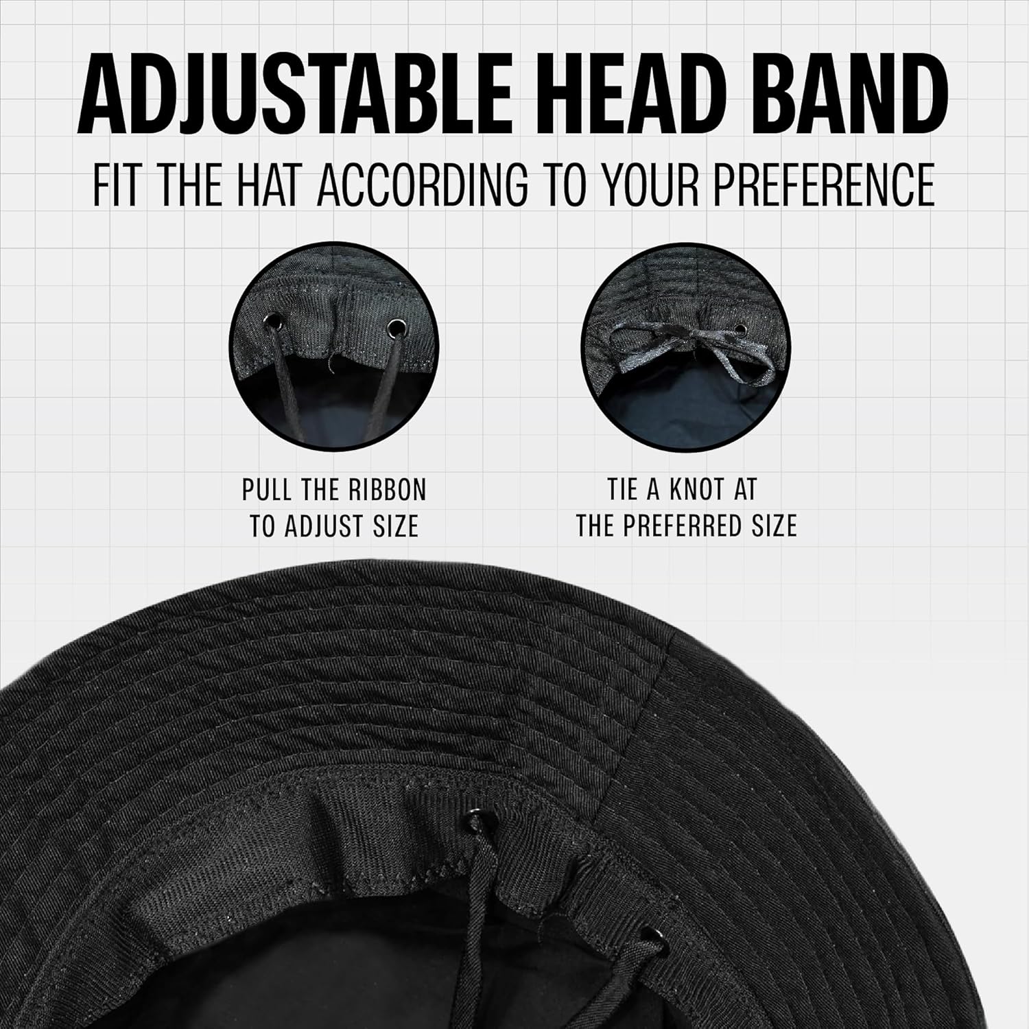 Rave Bucket Hat for Women & Men - Cute Bucket Hats - Festival Hat Adjustable 50+ SPF Protection Rave Accessories - Image 3