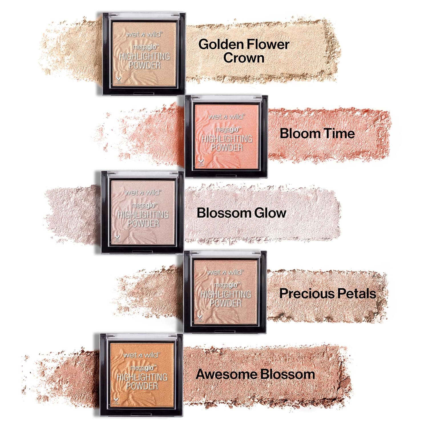 wet n wild MegaGlo Highlighting Powder Warm Gold Golden Flower Crown - Image 8